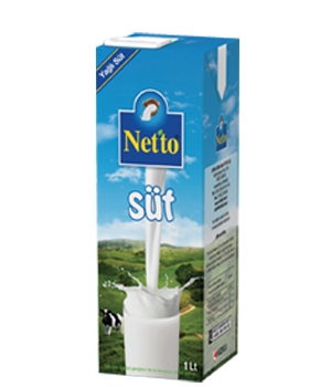 Netto 1000 ml Yağlı Süt